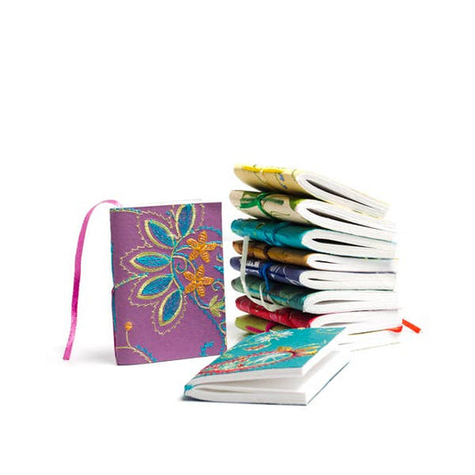 Mini Notebook Recycled Paper Home Goods Matr Boomie Fair Trade   