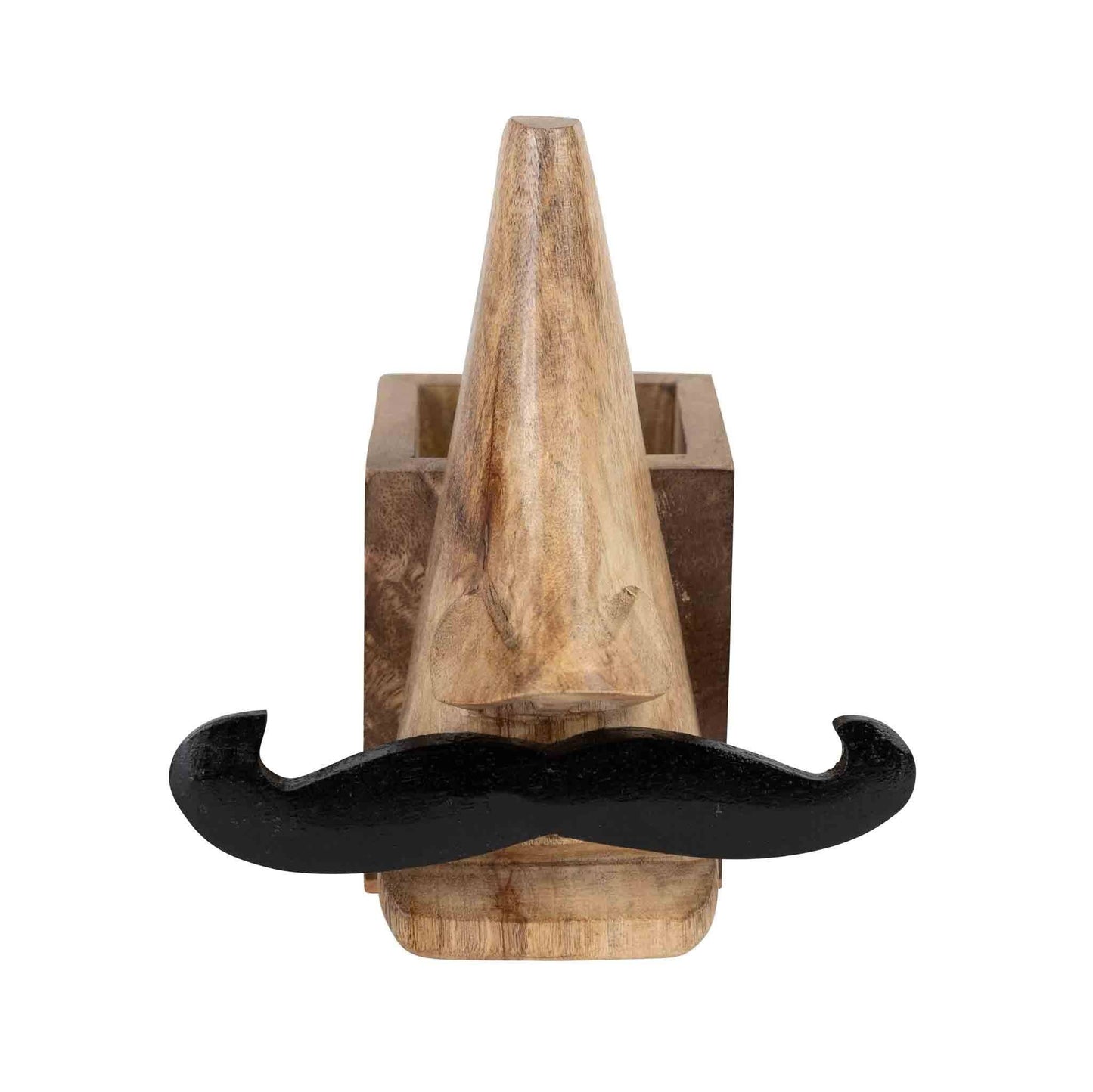 Mustache Eyeglass & Pencil Holder Home Goods Ten Thousand Villages