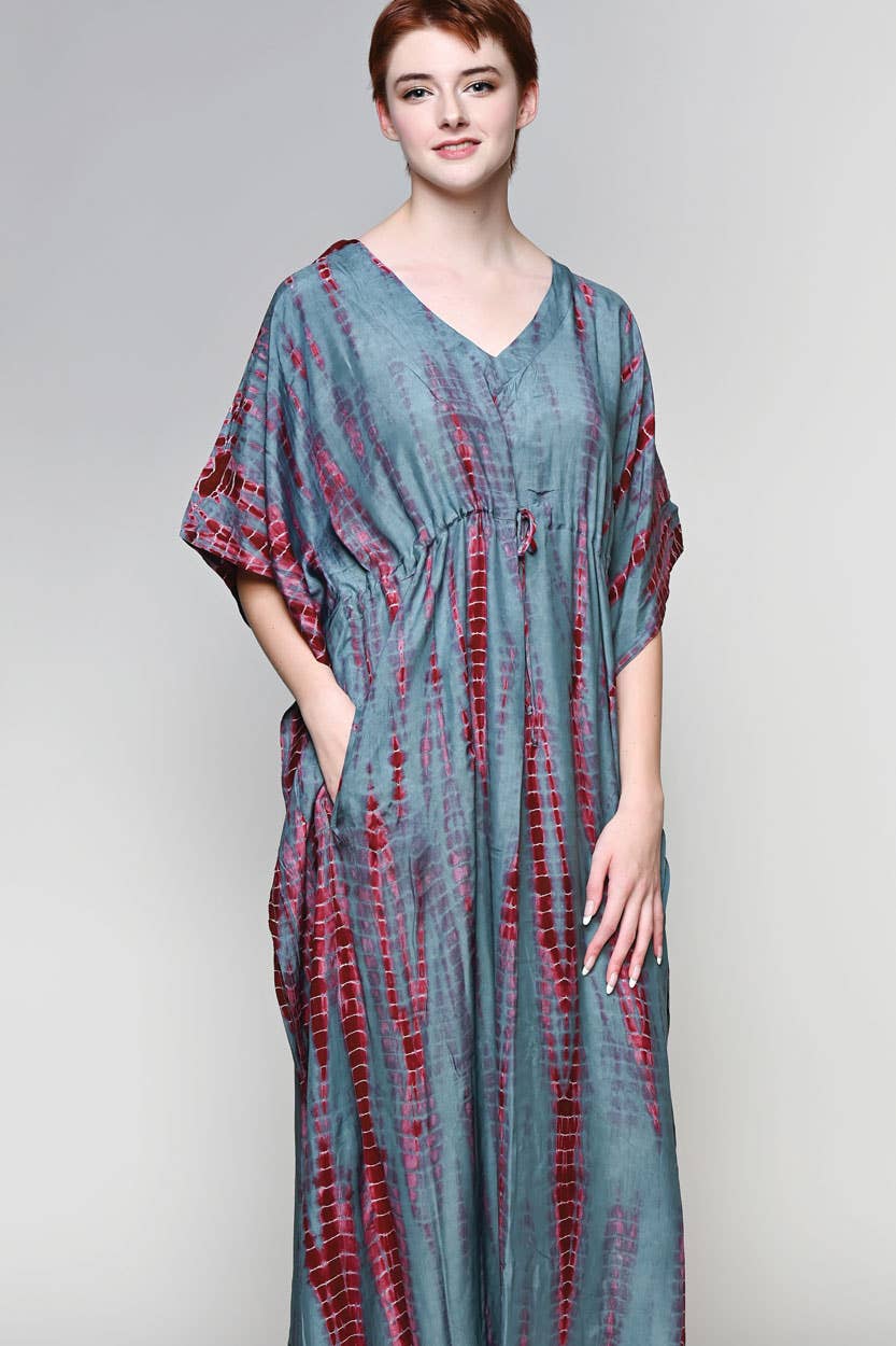 Shibori Caftans Sevya Handmade