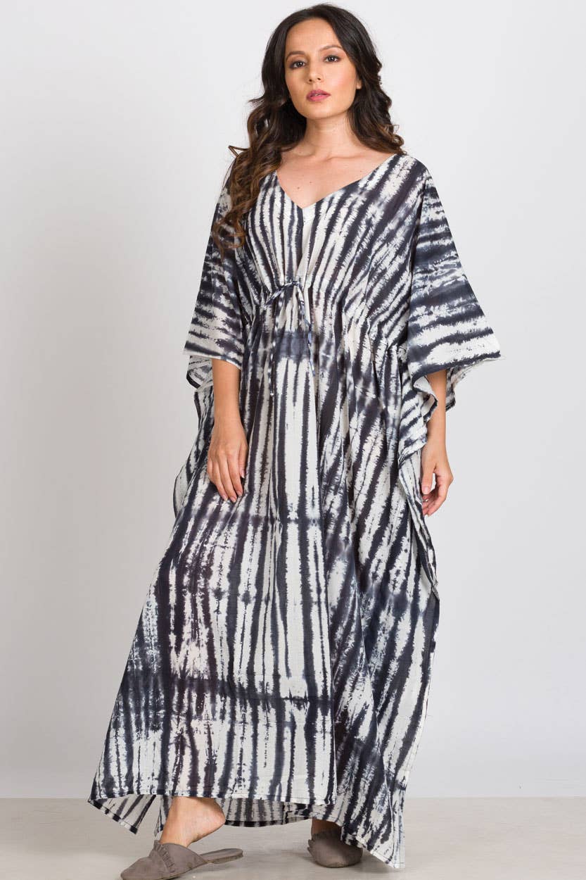 Shibori Caftans Sevya Handmade