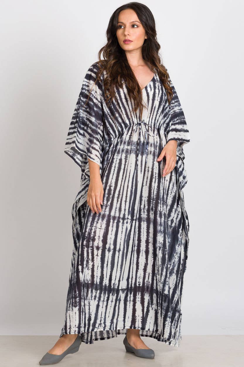 Shibori Caftans Sevya Handmade