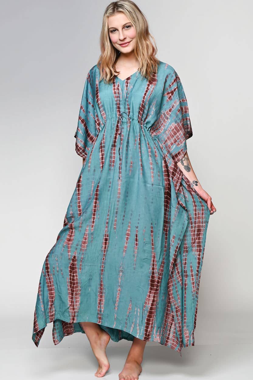 Shibori Caftans Sevya Handmade