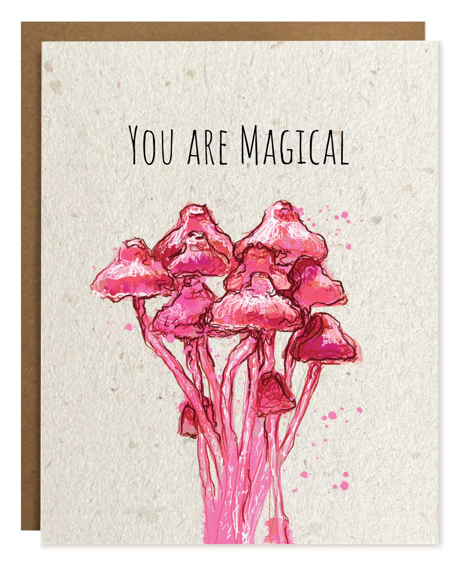 TOKA | MAGICAL MUSHROOM ELEPHANT POO CARD Home Goods The Card Bureau   