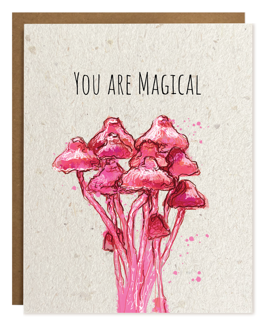 TOKA | MAGICAL MUSHROOM ELEPHANT POO CARD Home Goods The Card Bureau   