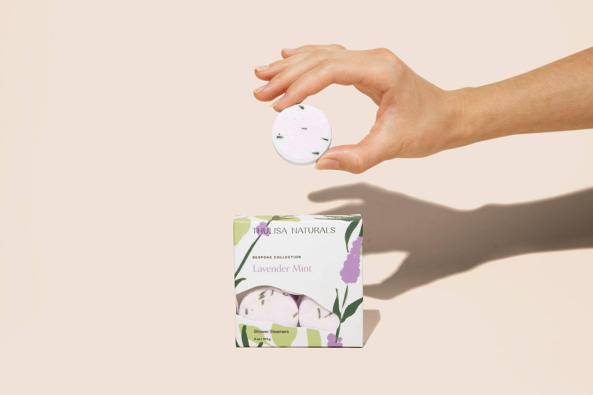 Shower Steamer//Lavender Mint// 4 pack Home Goods Thulisa Naturals | Bath + Body   