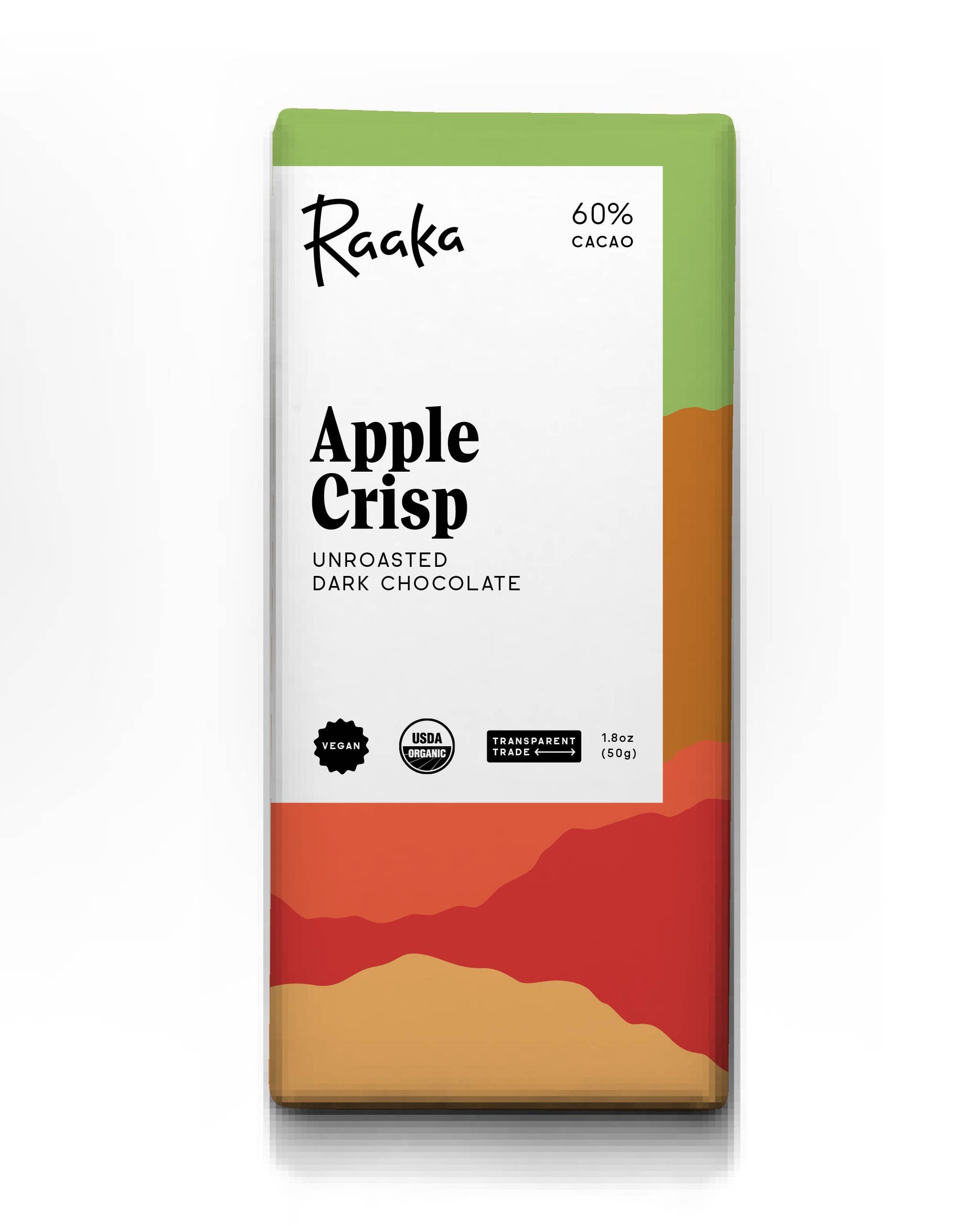 60% Apple Crisp Chocolate Bar - Thanksgiving & Fall Home Goods Raaka Chocolate   