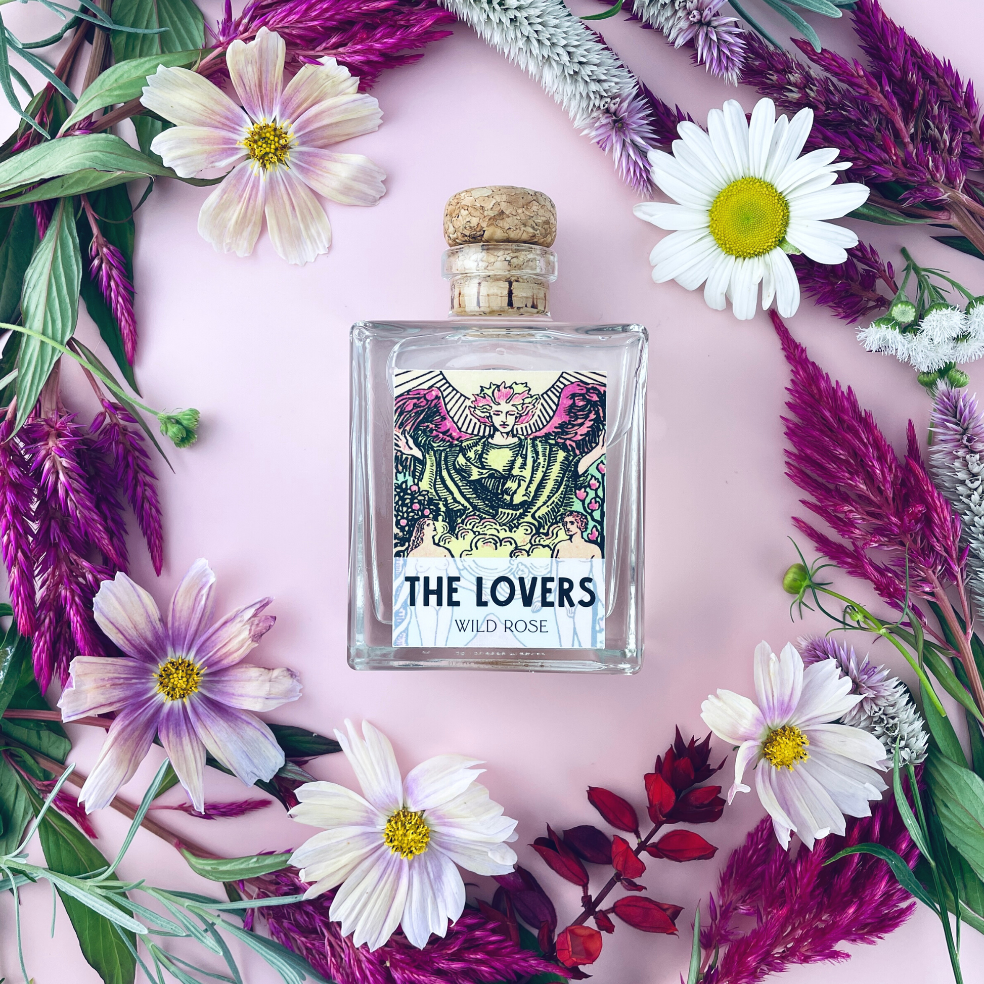 The Lovers Tarot Card Home Reed Diffuser Home Goods Sow the Magic