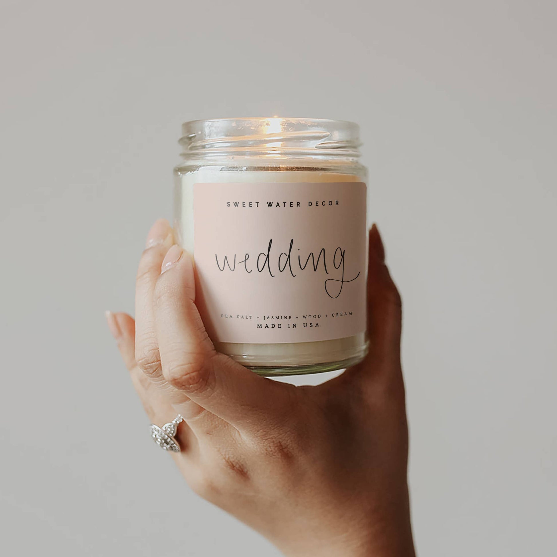 Wedding 9 oz Soy Candle - Home Decor & Wedding Gifts Home Goods Sweet Water Decor