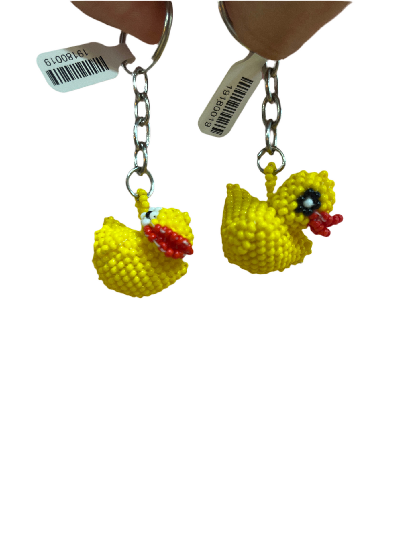 Beaded keychain Accessories Unique Batik Small Rubber Duck