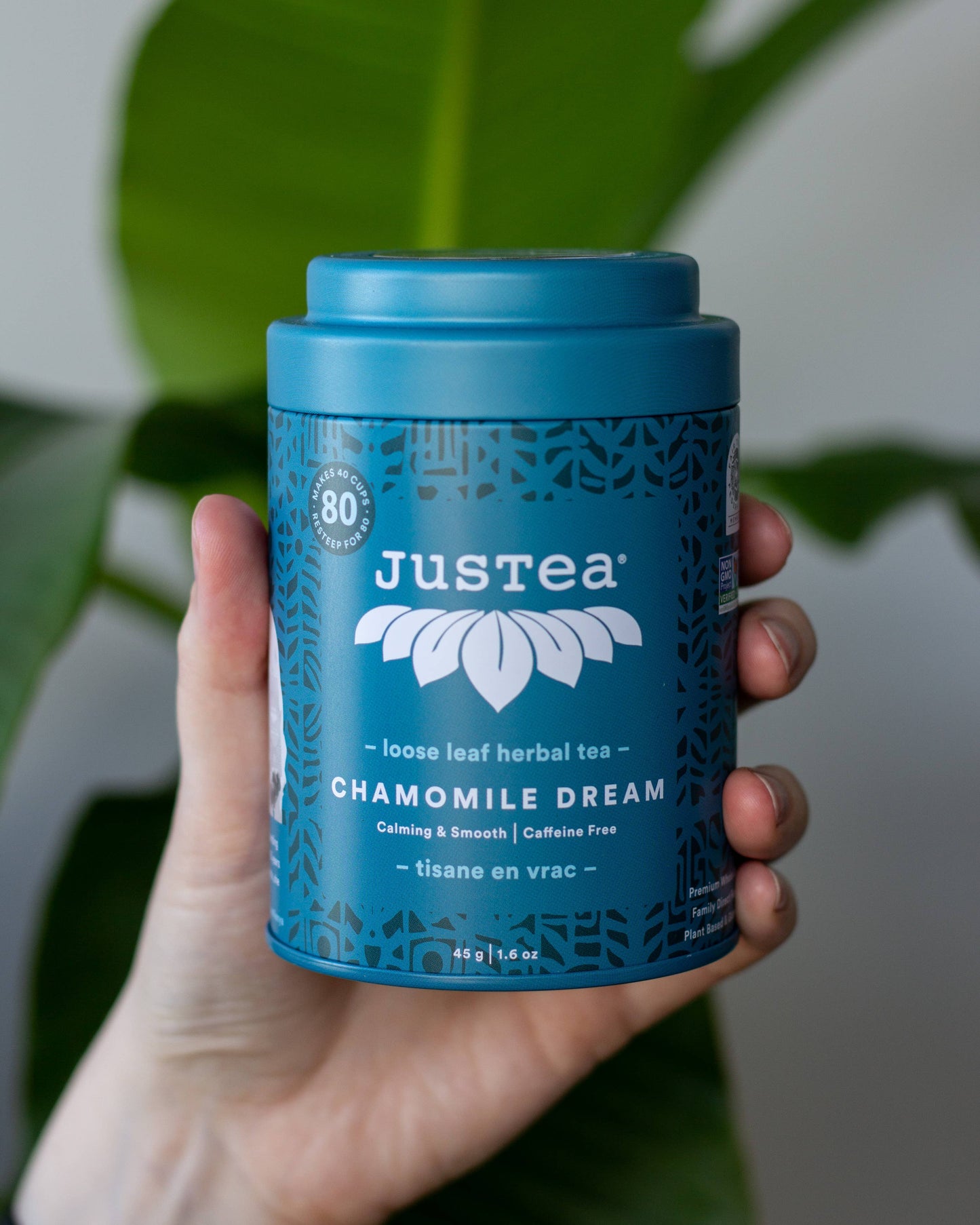 Chamomile Dream Tin & Spoon - Fair-Trade, Calming Herbal Tea  JusTea   