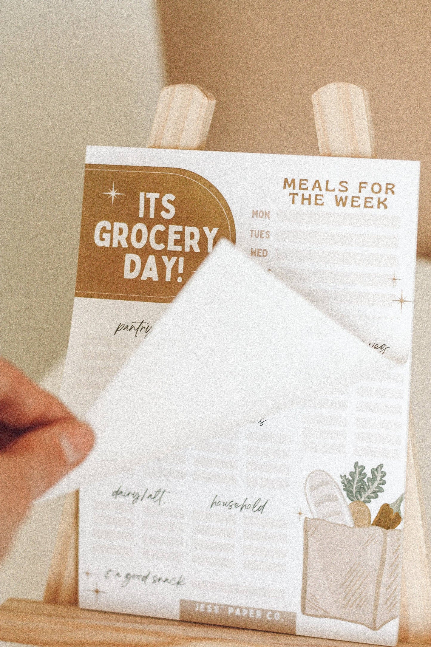 Grocery/Meal Planner Notepad Home Goods Jess' Paper Co.   