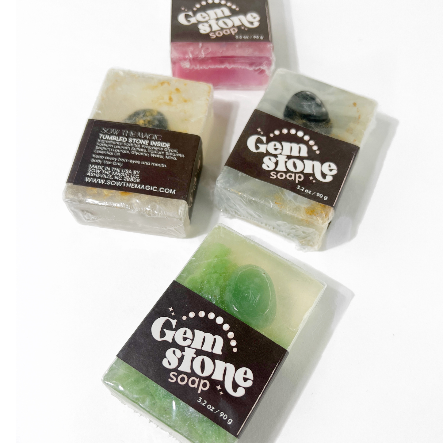 Handmade Crystal Gemstone Bar Soap Home Goods Sow the Magic   