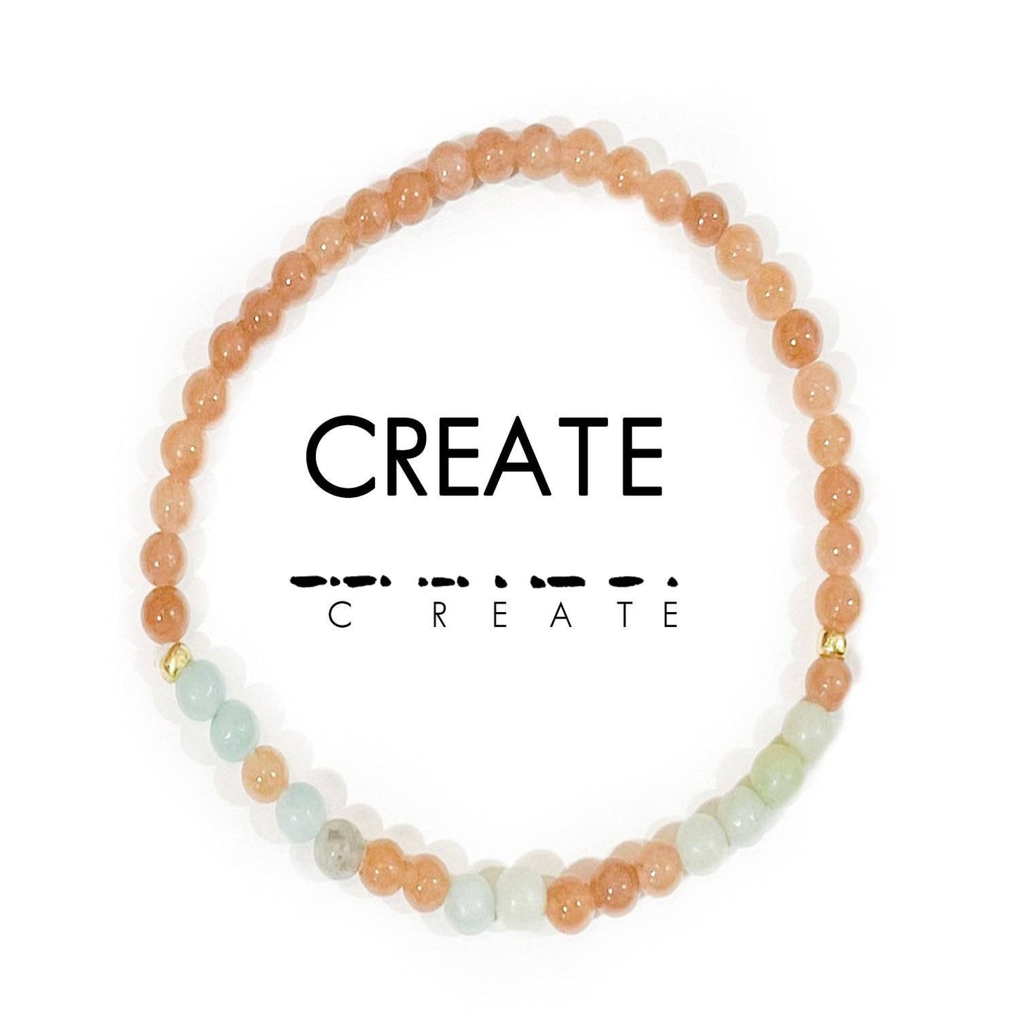 Morse Code Bracelet | CREATE: Tree Jasper & Green Quartz  ETHICGOODS   