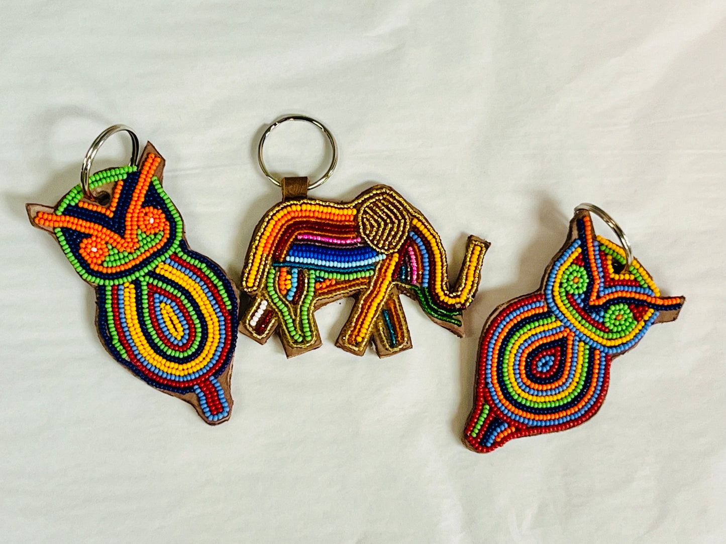 Beaded Rainbow Keychains Accessories Mirror of Hope Foundation   