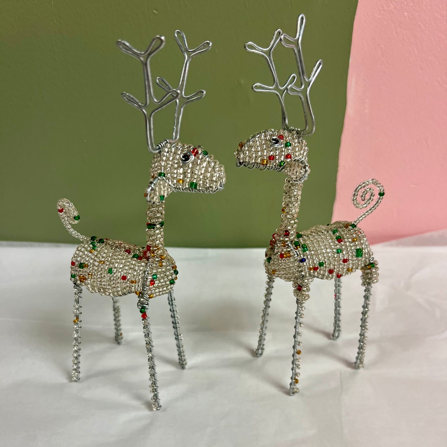 Beaded Reindeer Home Goods Mirror of Hope Foundation   