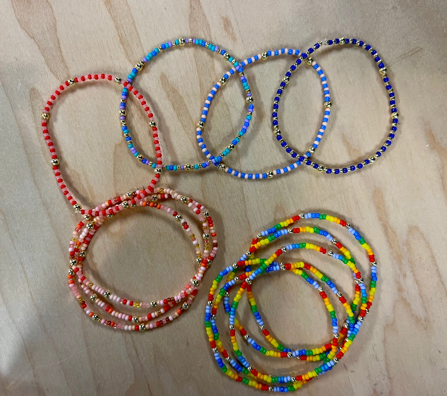 Glass seed bead bracelets Jewelry by Emily Ann