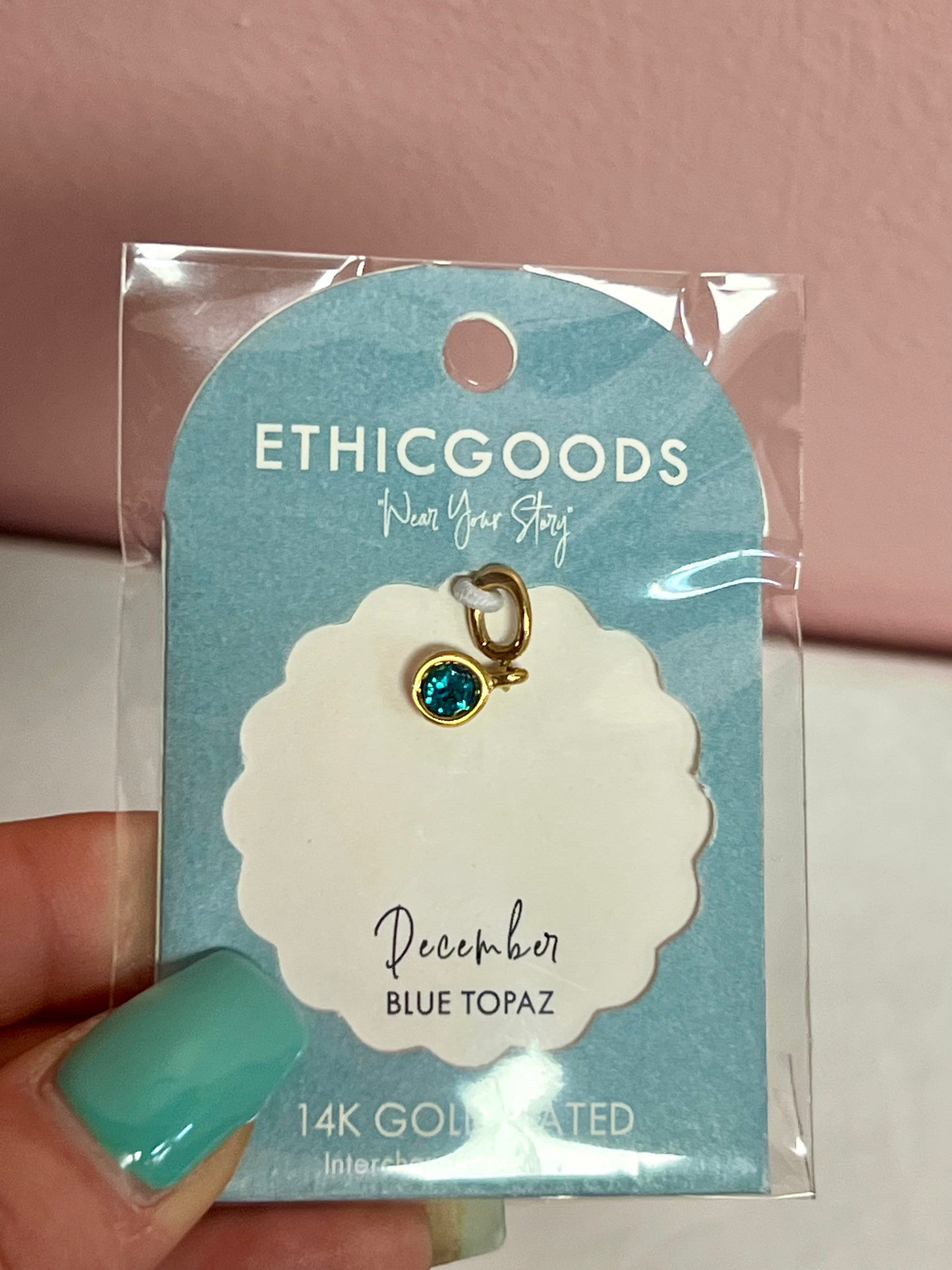 December Birthstone Charm Ethic Goods