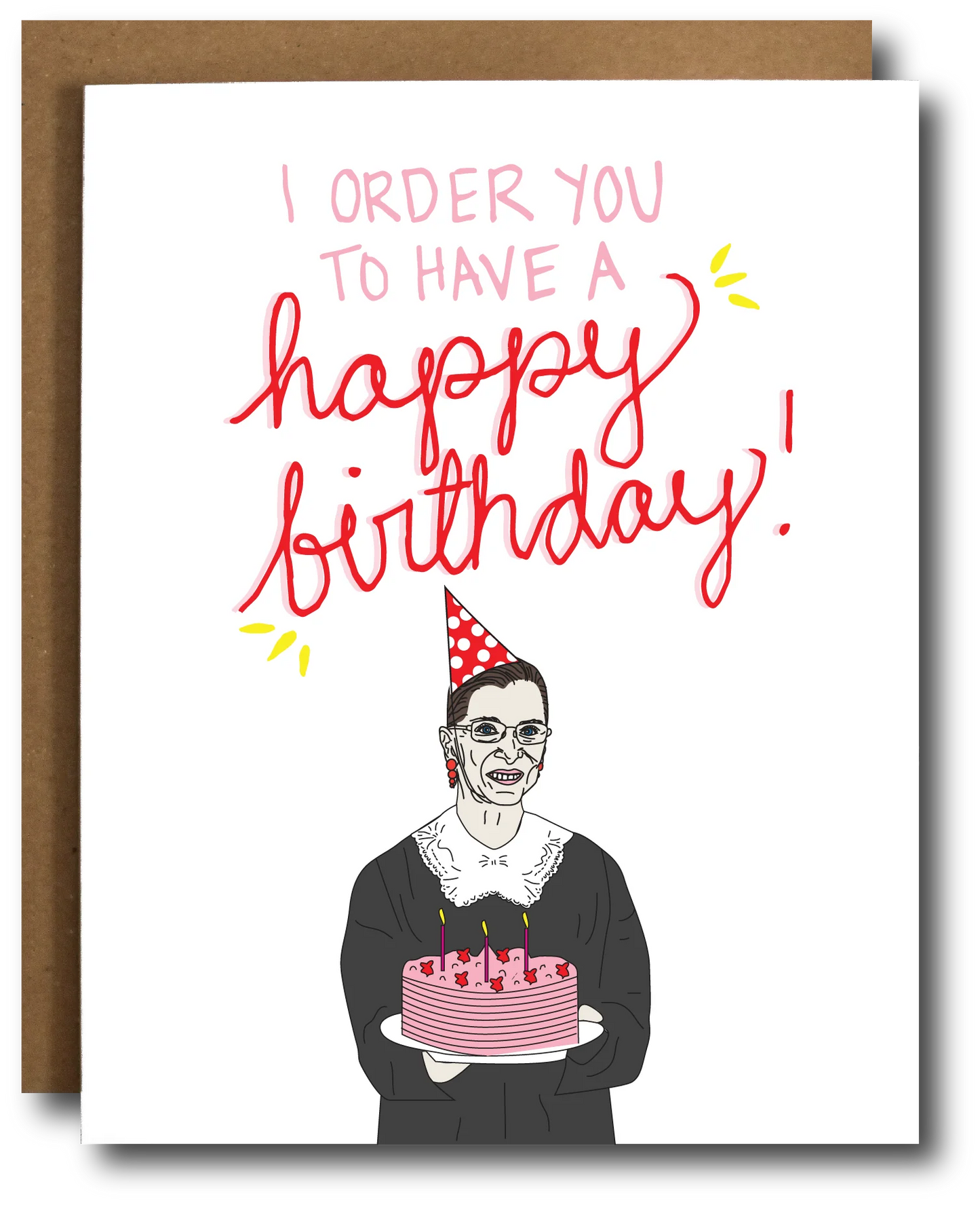Ruth Bader Ginsburg Birthday Card Home Goods The Card Bureau   