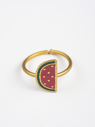 One in a Melon Ring Gold Rings Mata Traders   