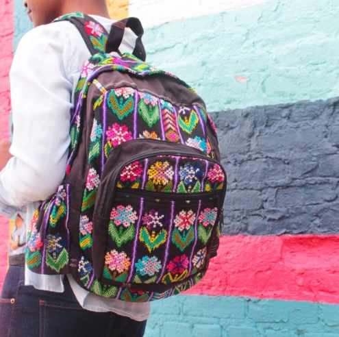 Zunil cotton backpack Bags Unique Batik   