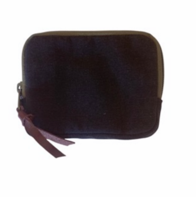 Tricolor cotton wallet Bags Unique Batik Black  