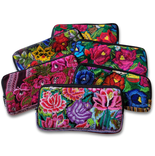 Huipil flower wallet Bags Unique Batik   