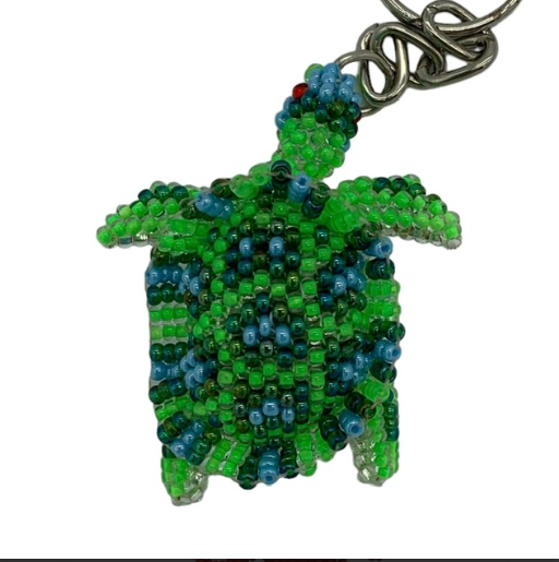 Small beaded keychain Accessories Unique Batik   