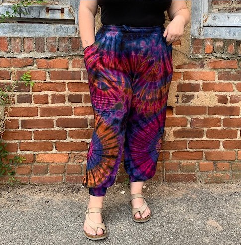 Jenny pants - tie dye Pants Unique Batik   