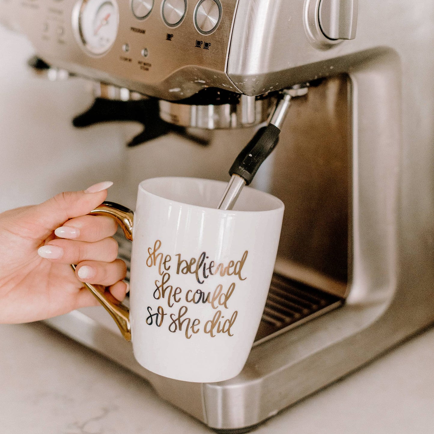 She Believed She Could Coffee Mug Home Goods Sweet Water Decor   