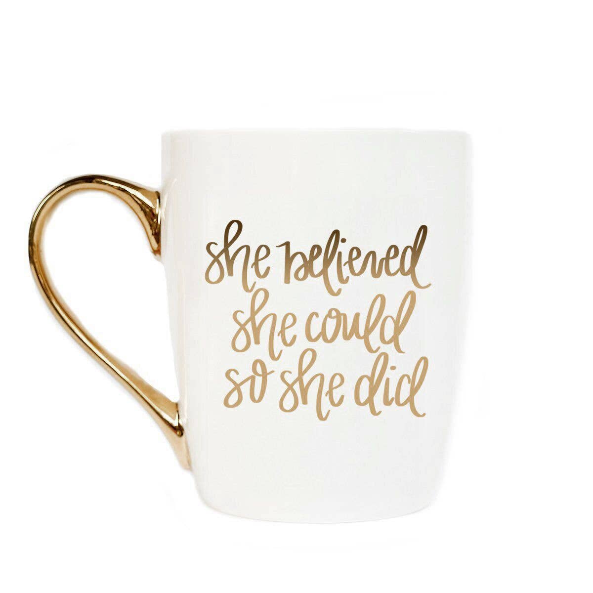 She Believed She Could Coffee Mug Home Goods Sweet Water Decor   