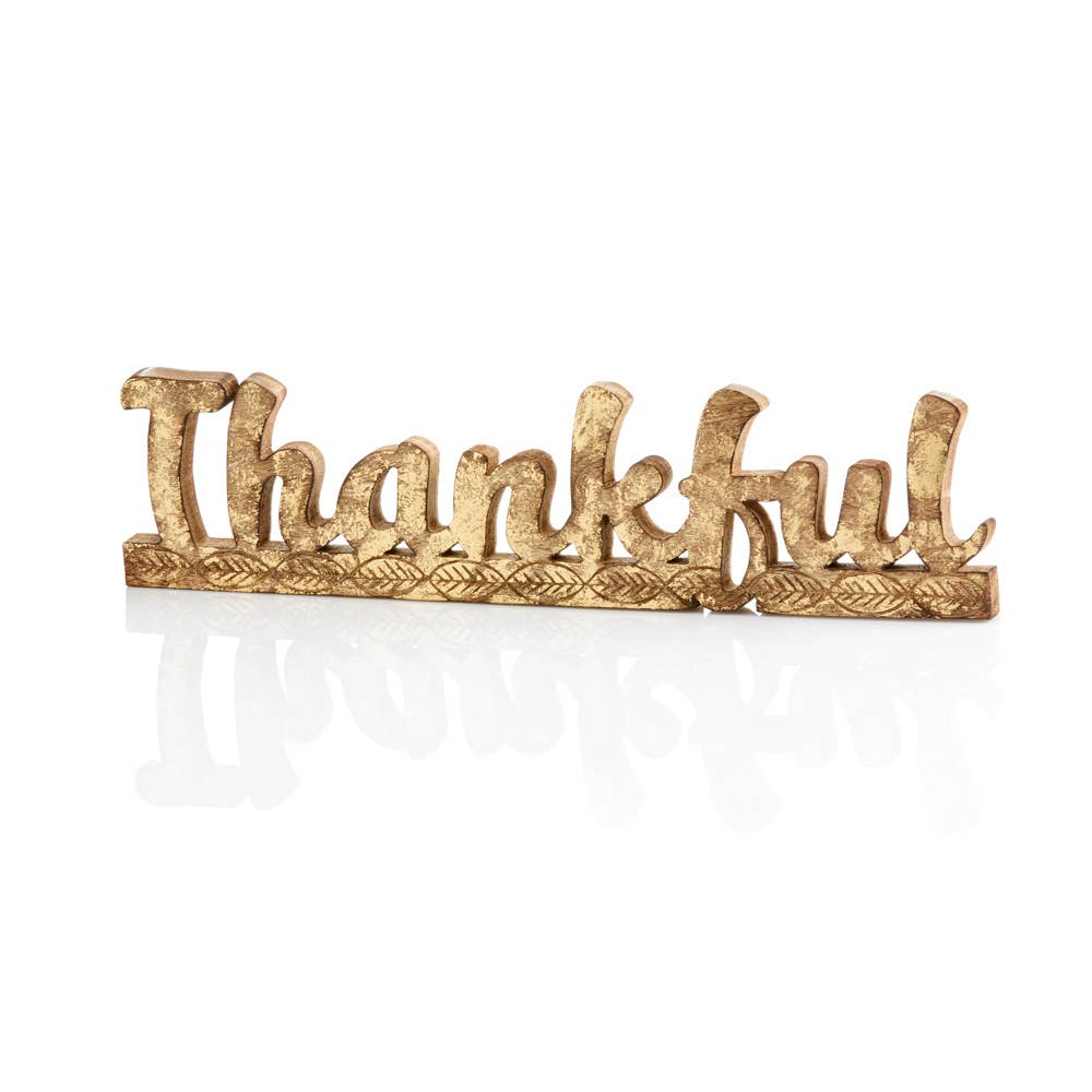 Thankful Rustic Word Art Home Decor SERRV International   