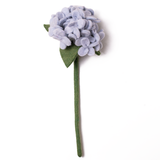 Felt Hydrangea Flower: Periwinkle  Global Goods Partners   