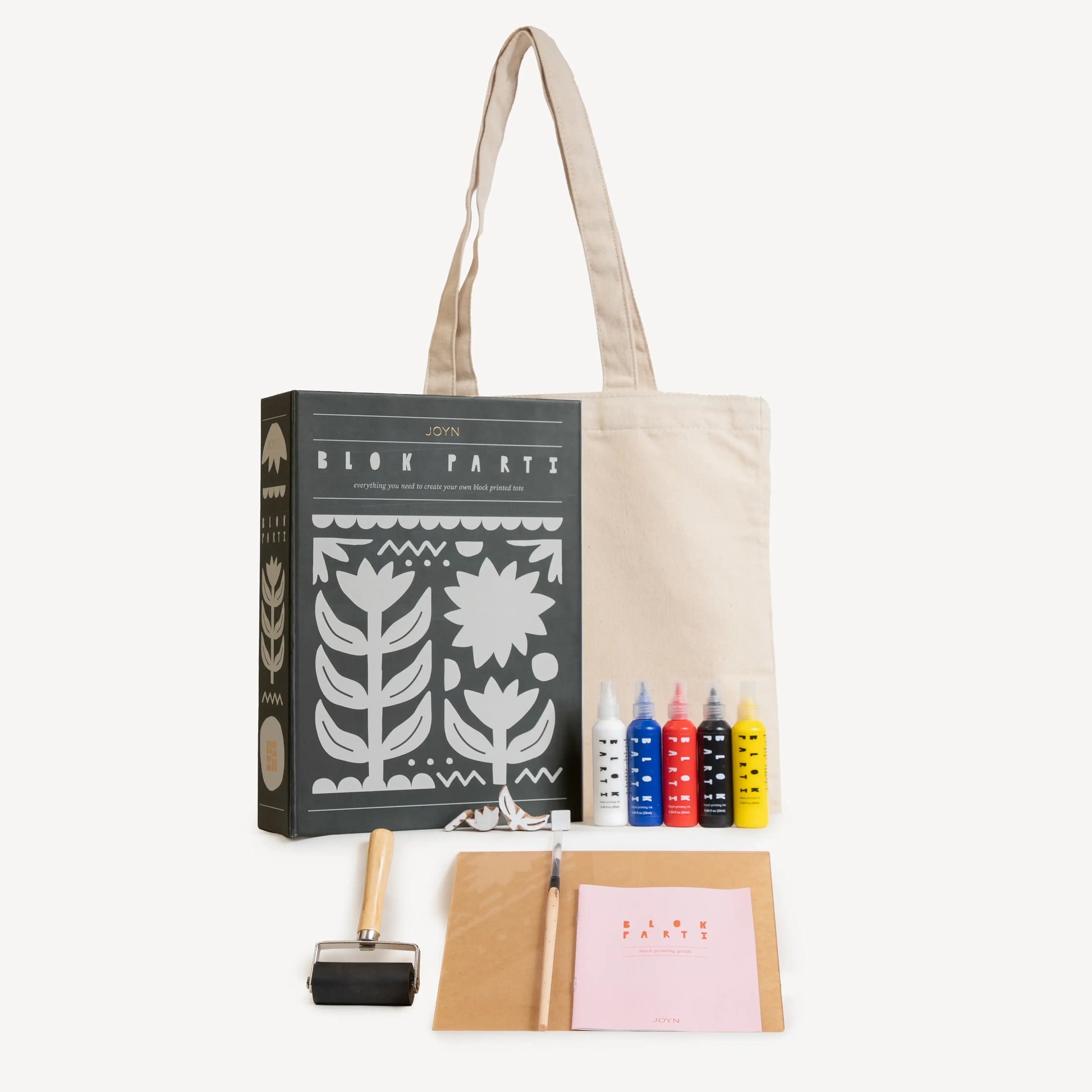 BLOK PARTI Tote Kit - Tulip Print Craft Kit JOYN