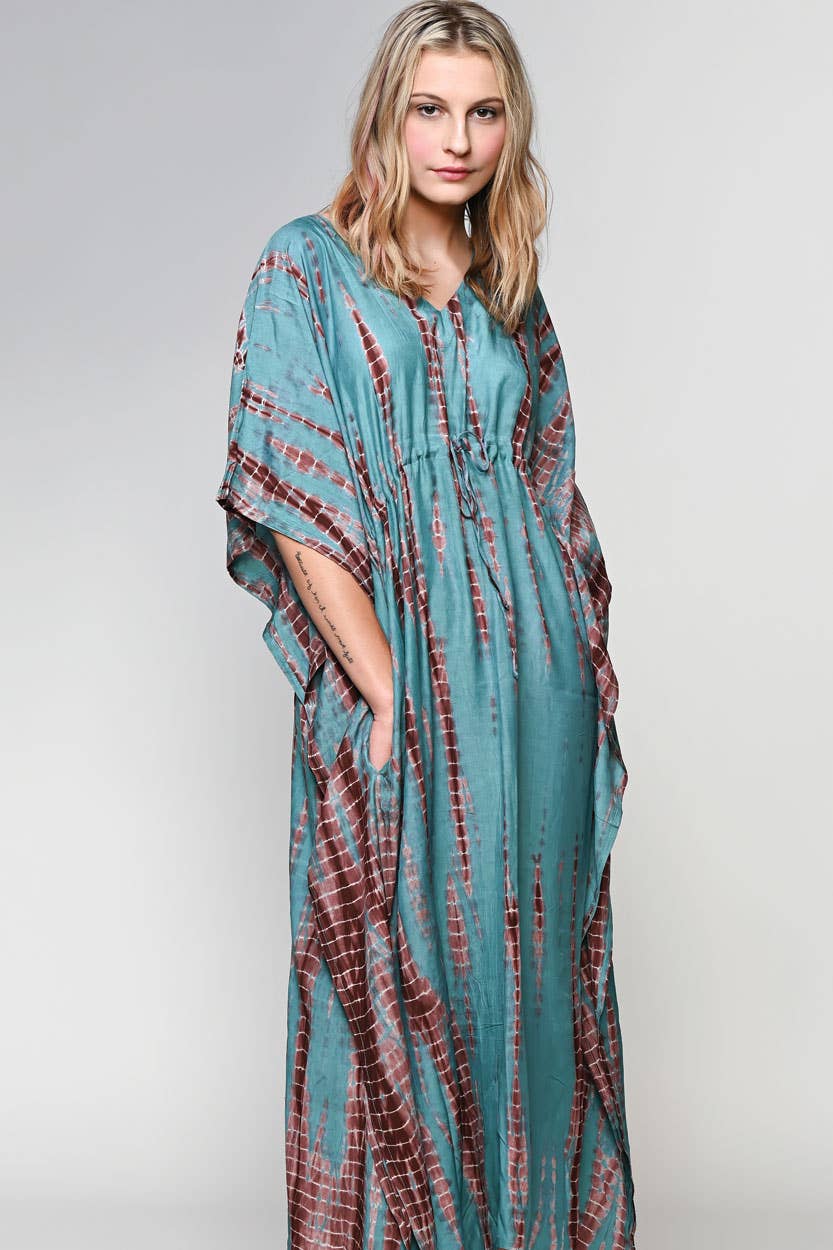 Shibori Caftans Sevya Handmade