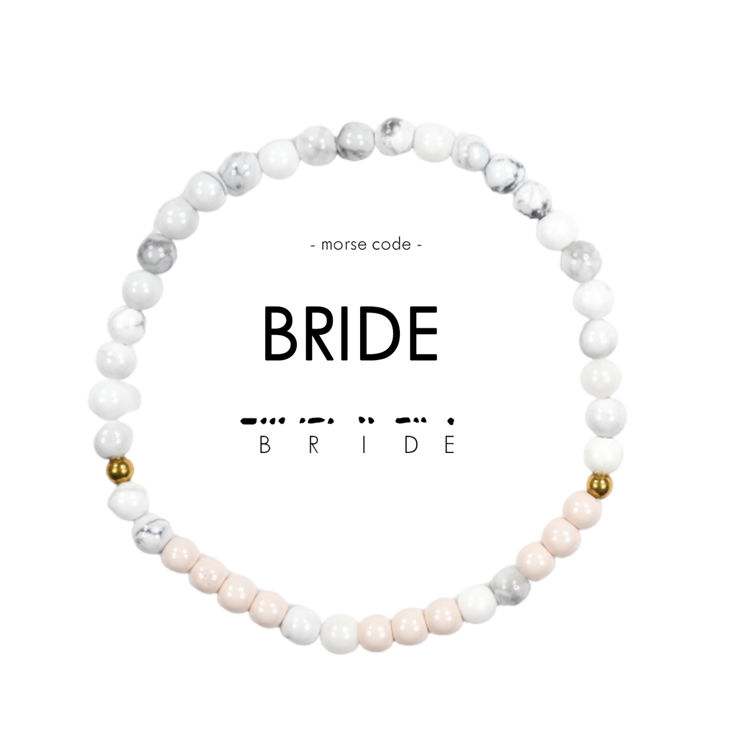 Morse Code Bracelet | BRIDE: Mother of Pearl & Blue Lace Agate  ETHICGOODS   