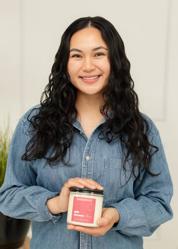 Apple Cinnamon Candle | 12 oz. Glass Jar Home Goods Mercy House Global