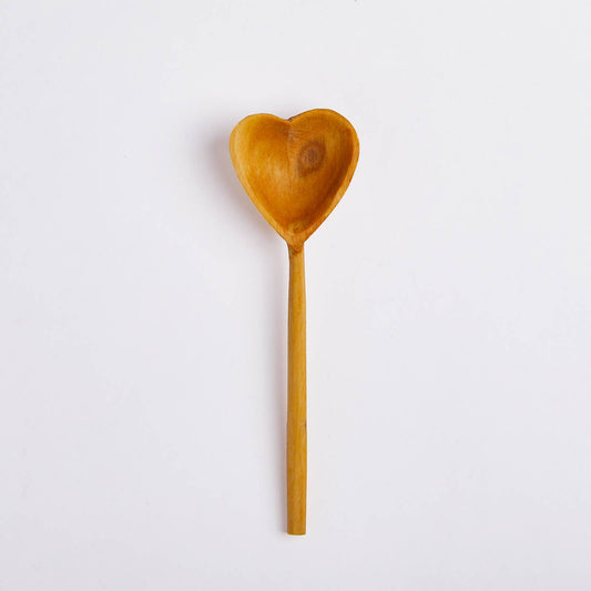 Hand-carved Heart Tea Spoon  JusTea   