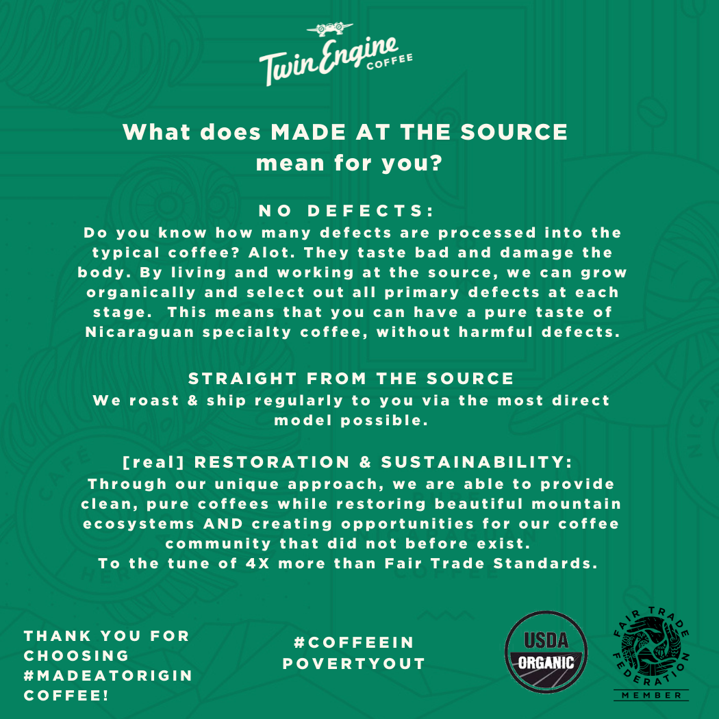 The Estate From the Source Organic Fair / Rich & Dark, GRD Twin Engine Coffee