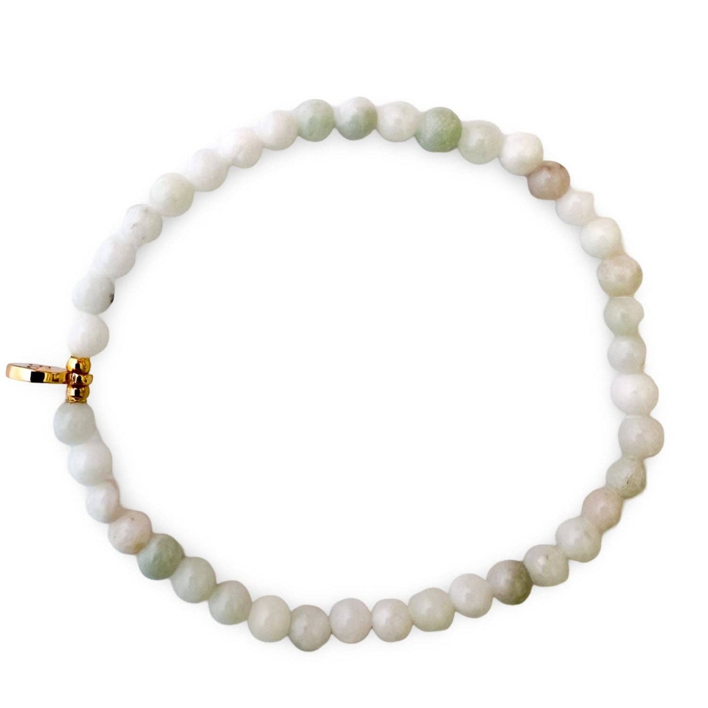 Soft 4mm Semiprecious Stone Stacking Bracelet Ethic Goods