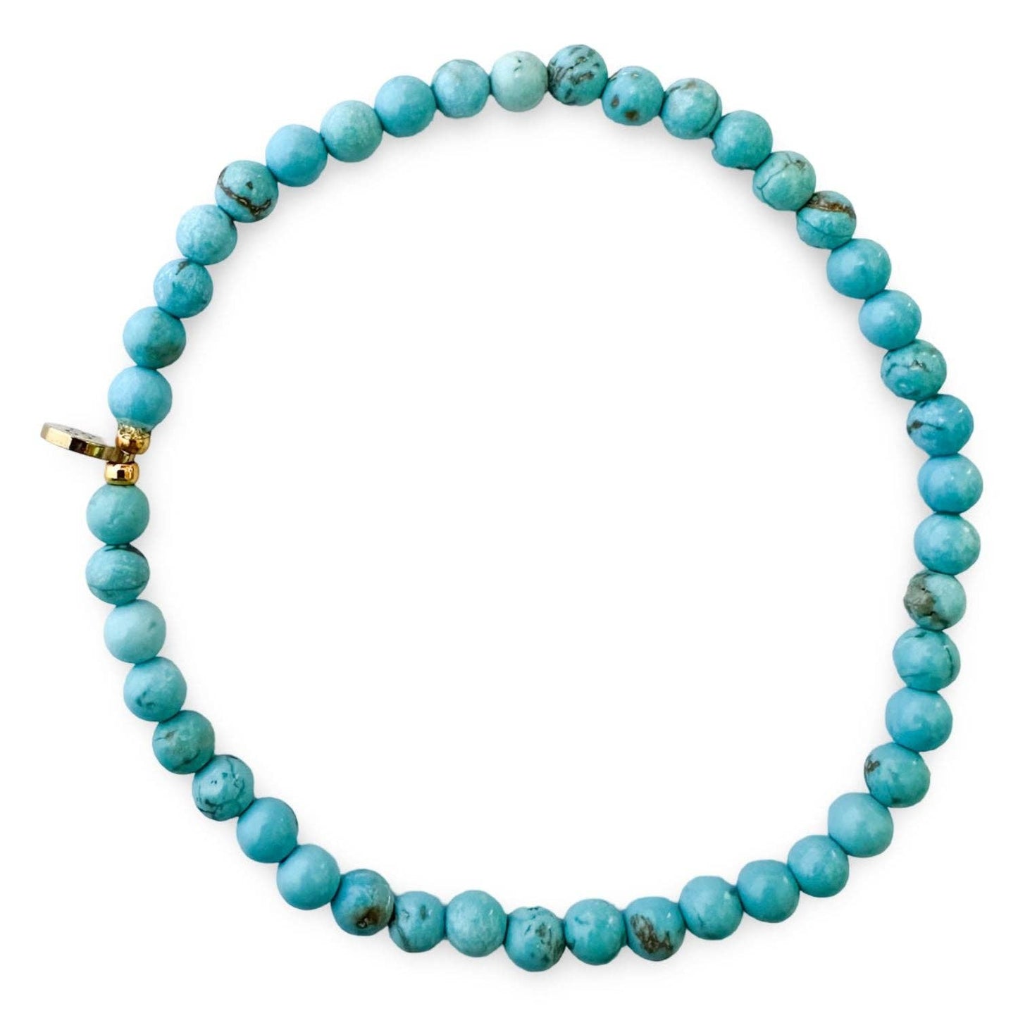 Soft 4mm Semiprecious Stone Stacking Bracelet Ethic Goods