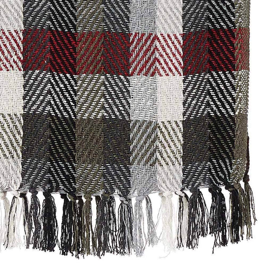 Forest Plaid Rethread Throw Home Goods SERRV International   