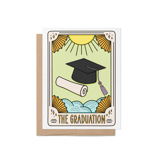 The Graduation Tarot Card Congratulations Card Home Goods MangoIllustrated