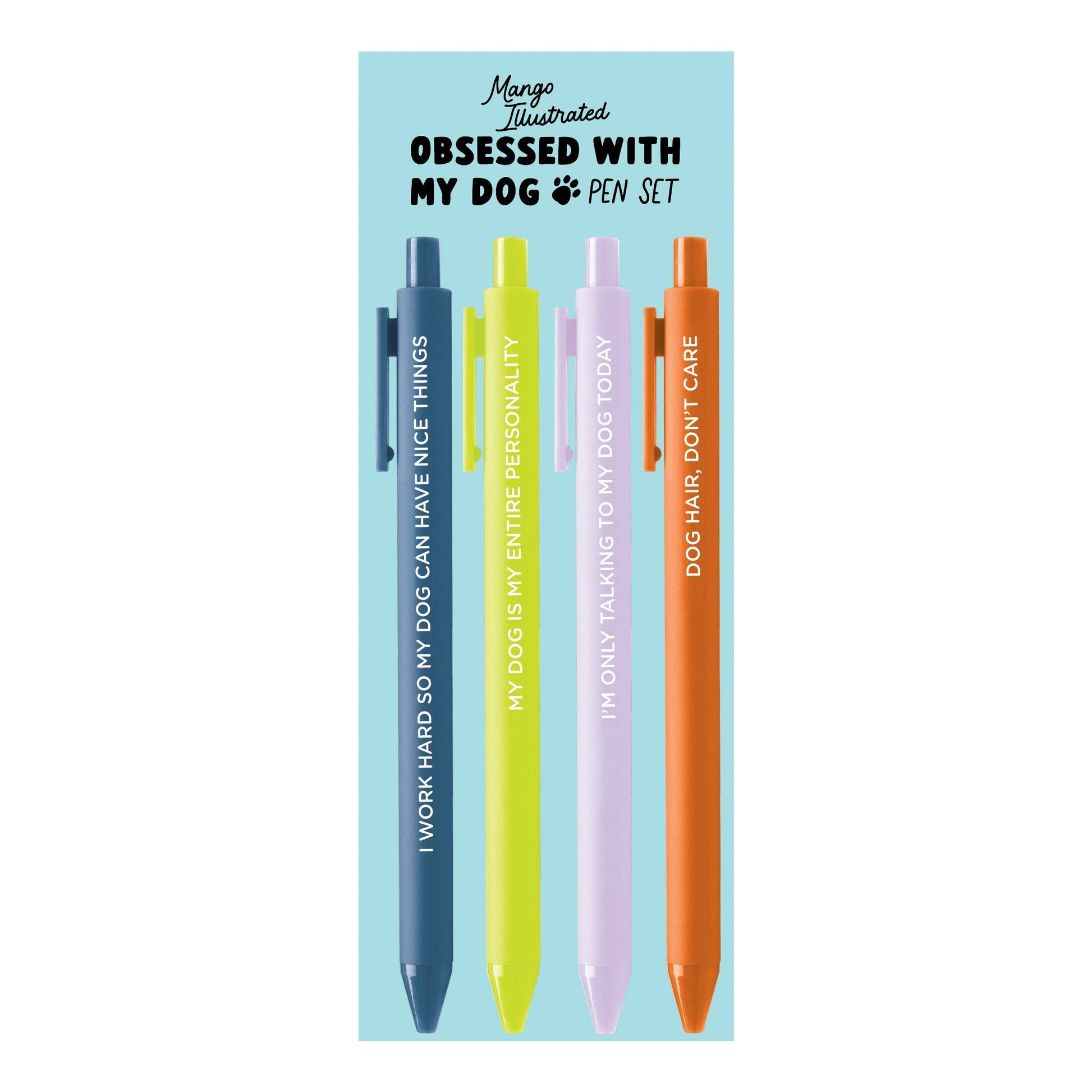Obsessed With My Dog pen set | Funny Pens for Dog Lovers Home Goods MangoIllustrated