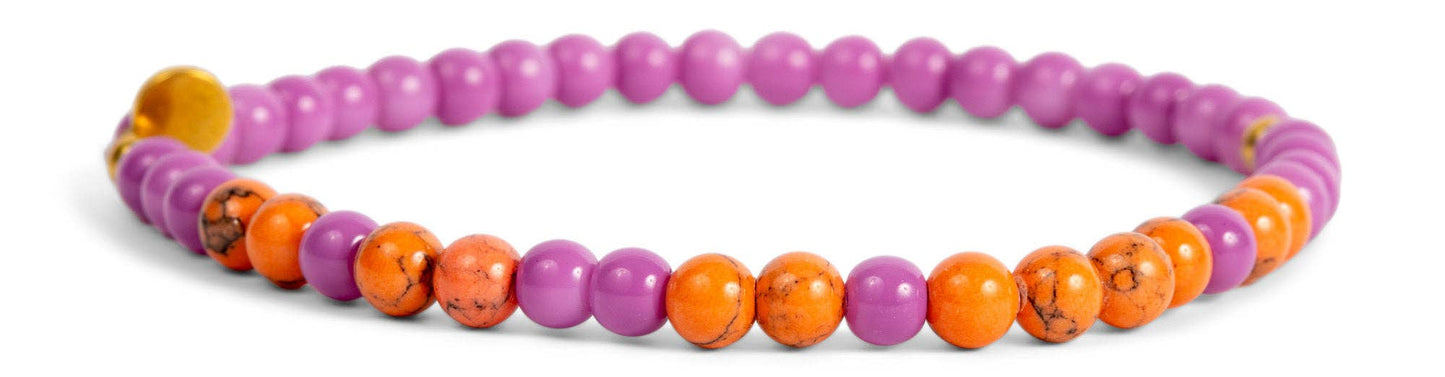 Morse Code Bracelet | STRENGTH: Pink Aventurine & Goldstone  ETHICGOODS   