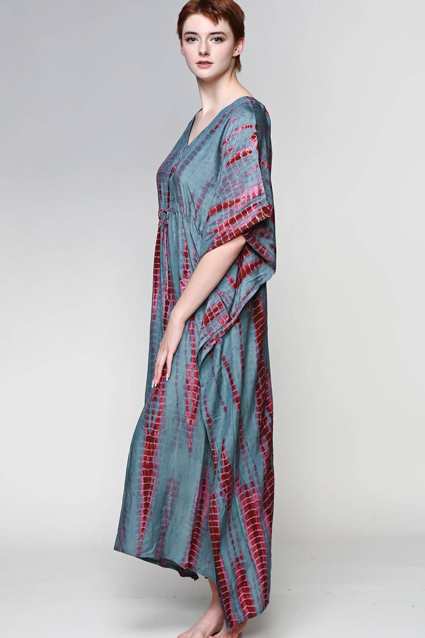 Shibori Caftans Sevya Handmade