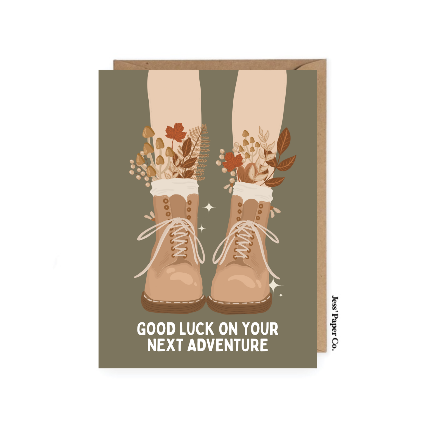 Good Luck on your Next Adventure Card Home Goods Jess' Paper Co.   