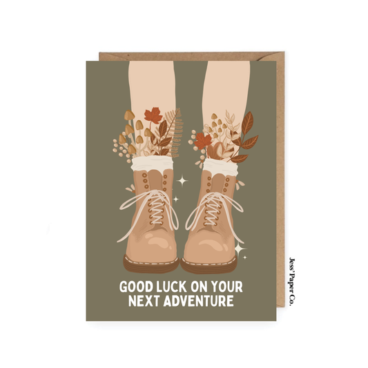 Good Luck on your Next Adventure Card Home Goods Jess' Paper Co.   