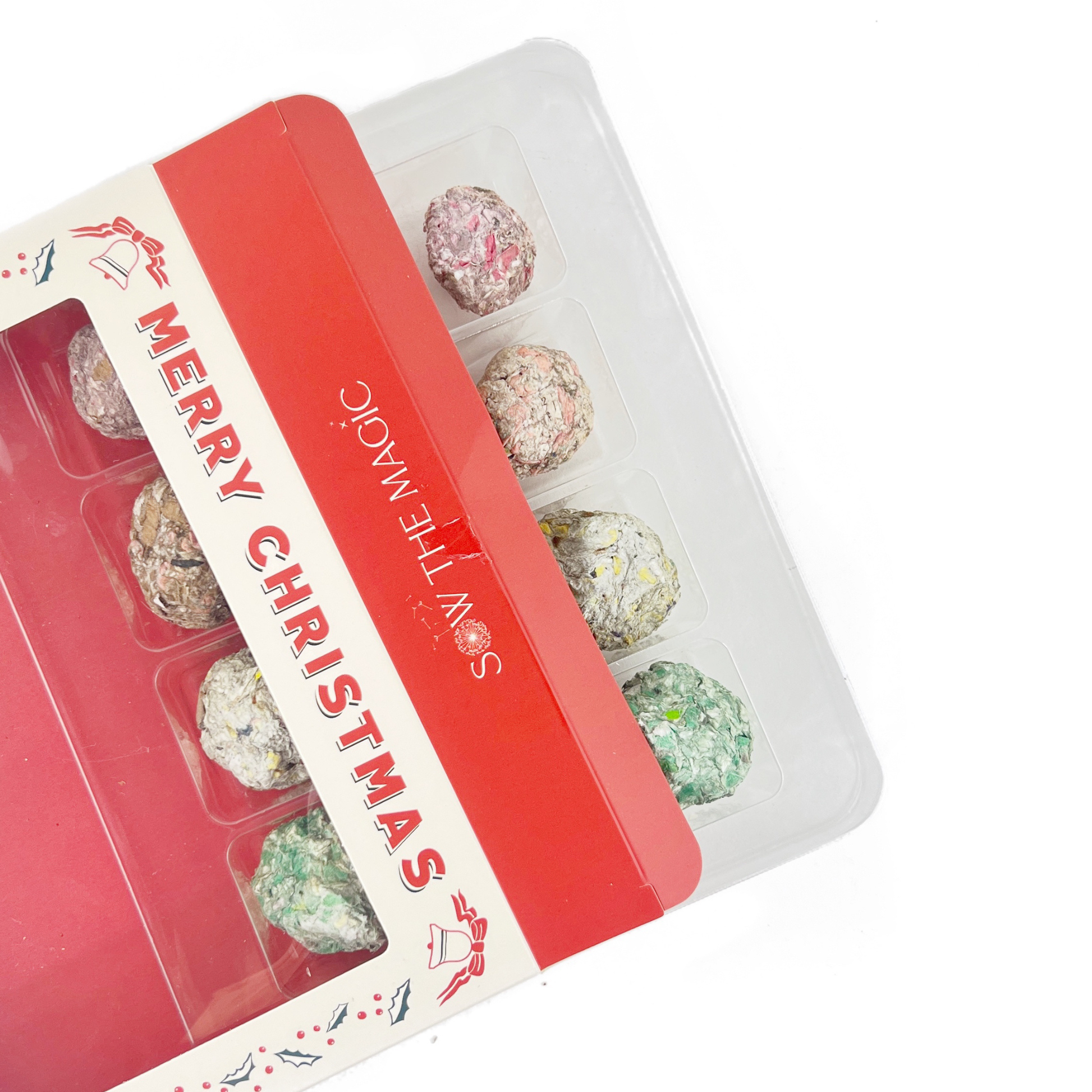 12 Days of Planting Christmas Seed Ball Set Advent Calendar Home Goods Sow the Magic   