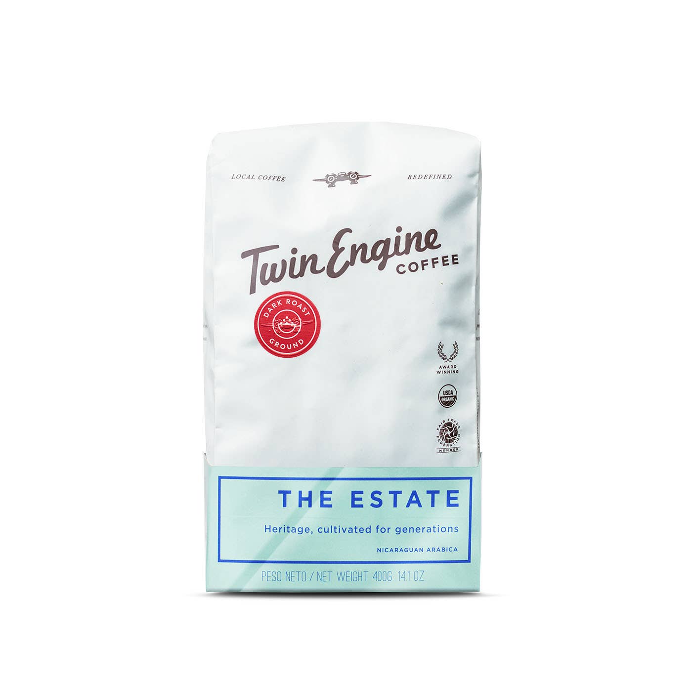 The Estate From the Source Organic Fair / Rich & Dark, GRD Twin Engine Coffee