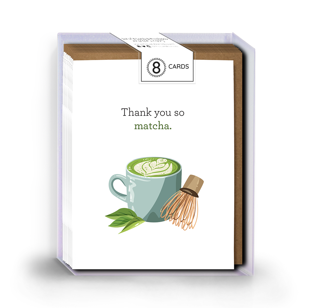 Thank You So Matcha Card: Single Card Home Goods The Card Bureau   